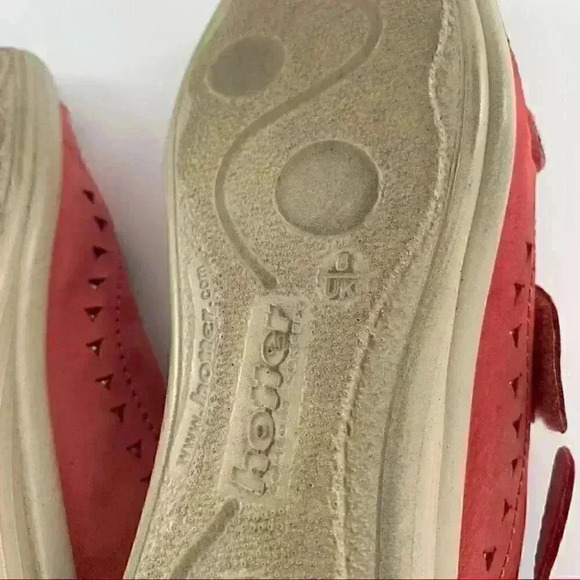 Hotter womens sandals size 8 39 red nubuck sticky strap walking Grannycore - Picture 8 of 13